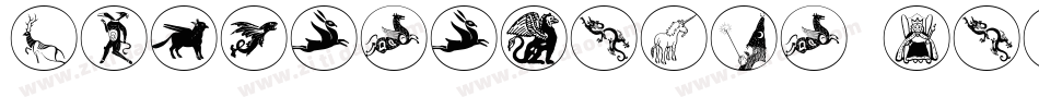 Mythological Disks字体转换